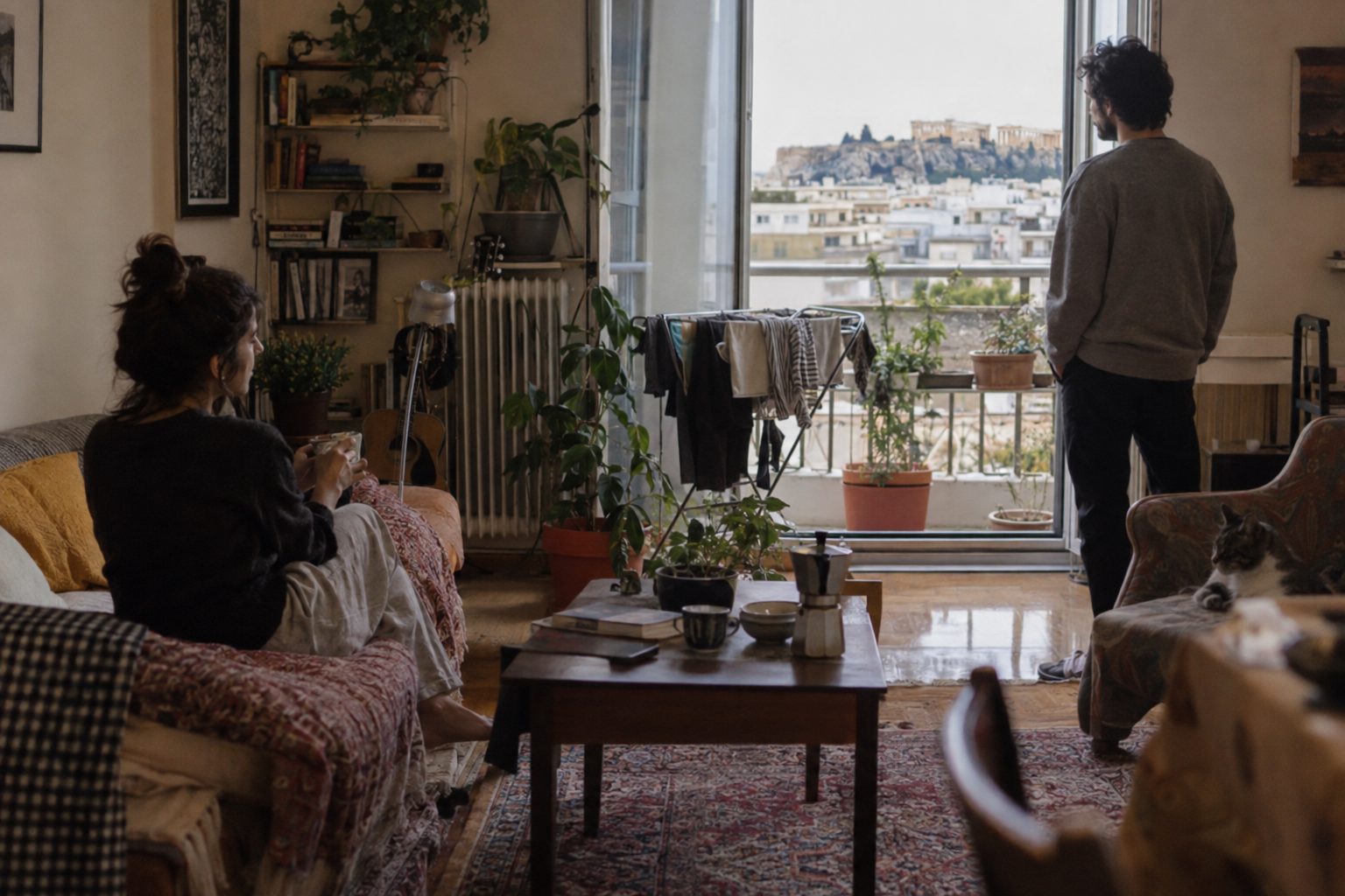 Απεικονίζονται ο Κριός με κέρατα και ο Υδροχόος με δοχείο νερού, δηλώνει συμβατότητα σχέσης.