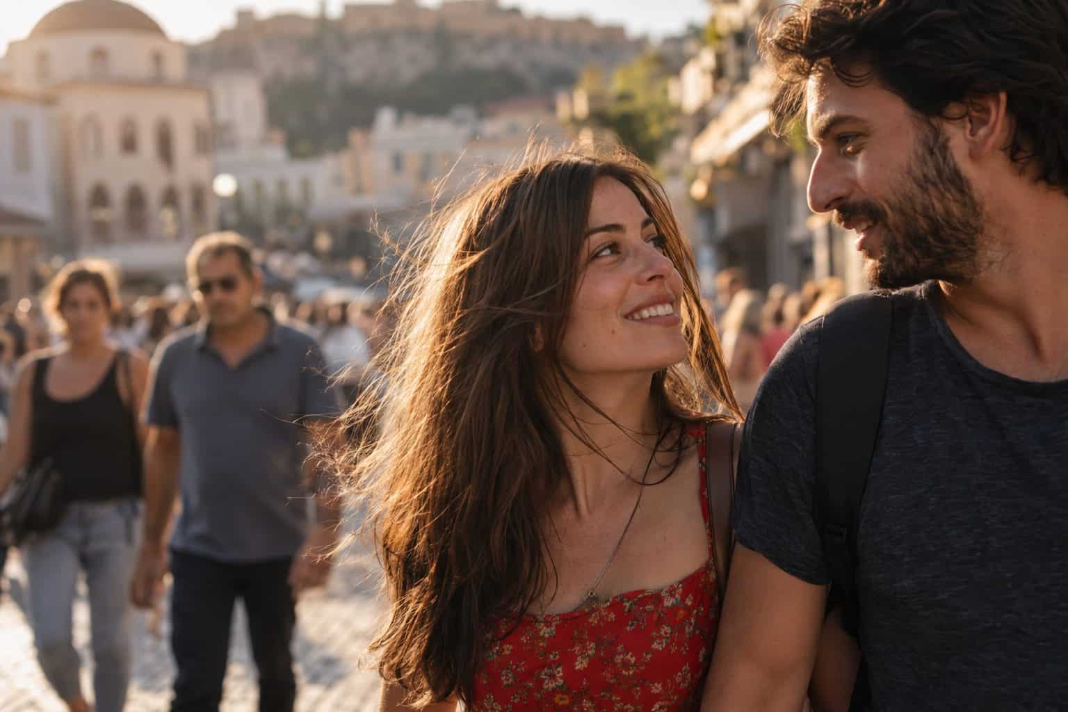 Κριός και Ζυγός με τα αντίστοιχα σύμβολά τους: κριός δίπλα σε ζυγαριά, έλξη και ισορροπία.