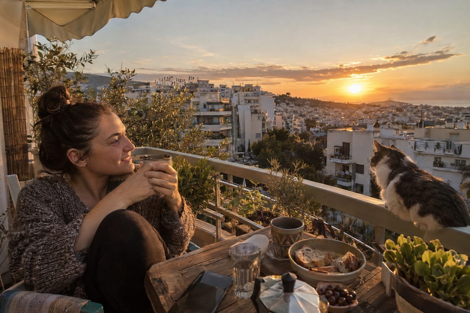 Αιγόκερως σε κινητό με οθόνη μηνυμάτων, εικόνα που συνδέεται με στυλ, ρυθμό και πρακτικές συμβουλές.