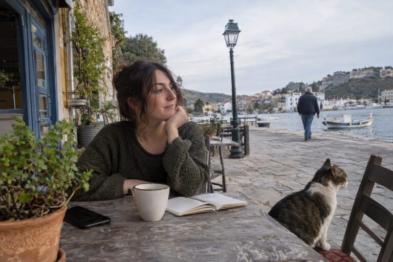 Άτομο κοιτάζει το κινητό και σημειώνει όρια σε χαρτί, σχεδιάζοντας μικρά βήματα για ραντεβού μετά τον χωρισμό.