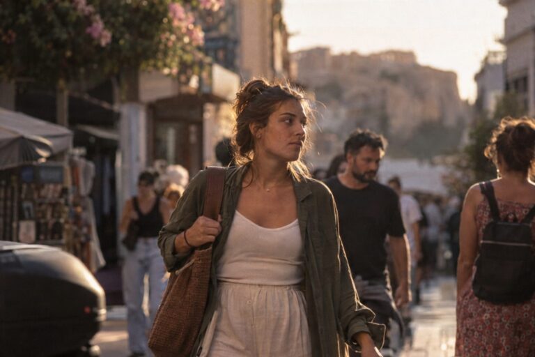 Ζώδια και ρουτίνα σε κύκλο με εικονίδια των ζωδίων και στοιχείων, συνδεδεμένα με το άρθρο.
